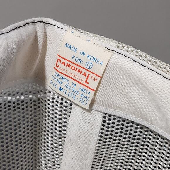 VTG Colgate Jersey City Plant Toothpaste Trucker Mesh Snapback Hat Cap - Picture 14 of 15